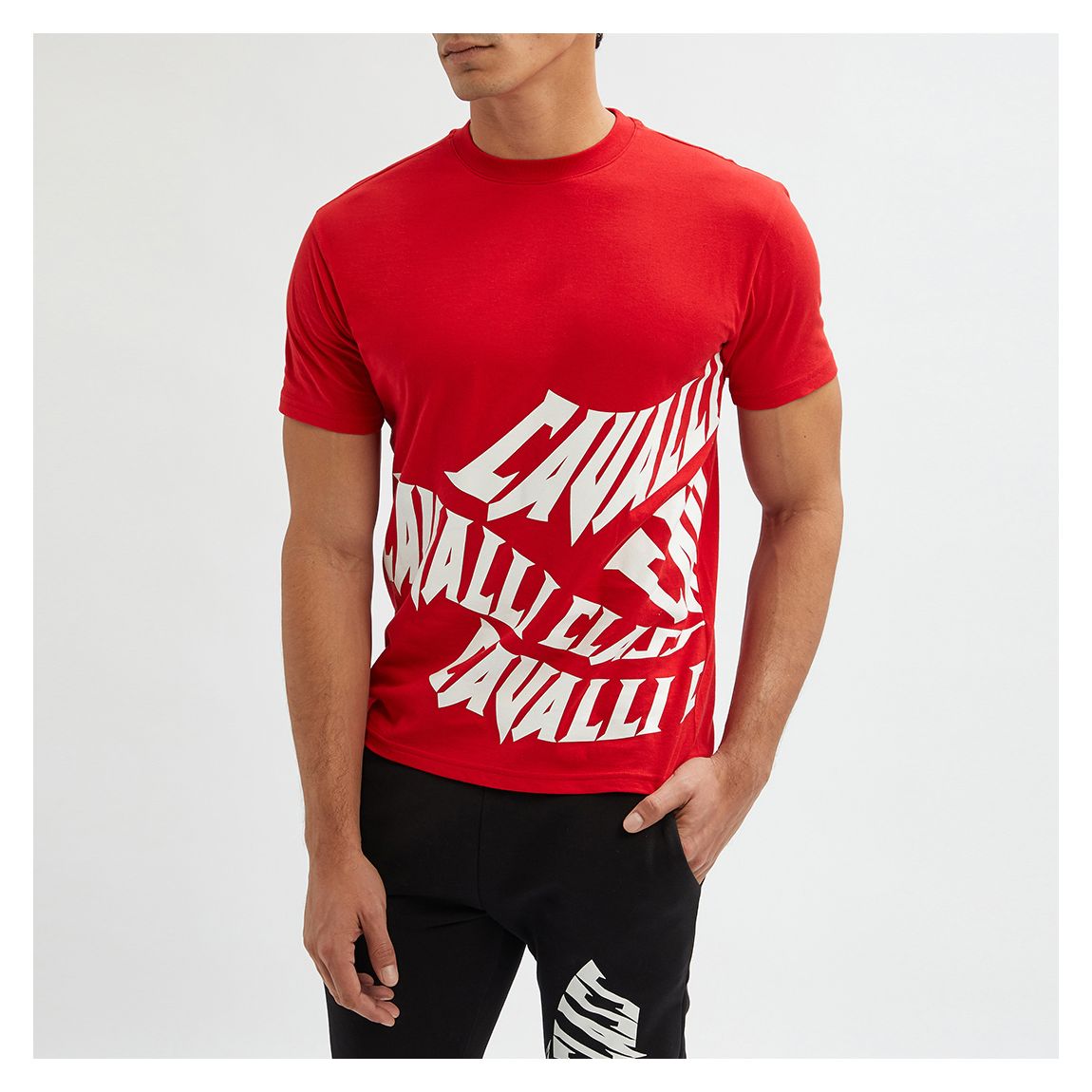 Red Logo Graphic Cotton T-Shirt main product photo