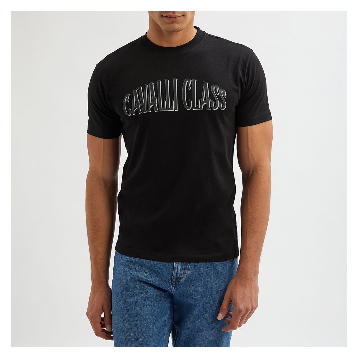 Black Logo Cotton T-Shirt main product photo