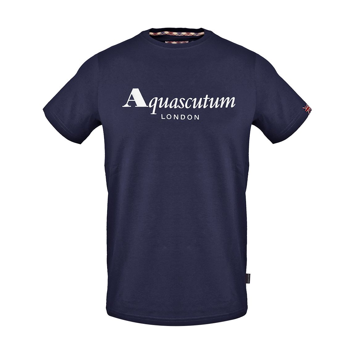 Navy Chest Logo Cotton T-Shirt main product photo