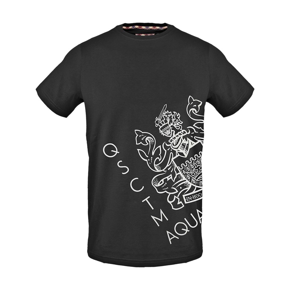 Black Large Crest Logo Cotton Blend T-Shirt main product photo