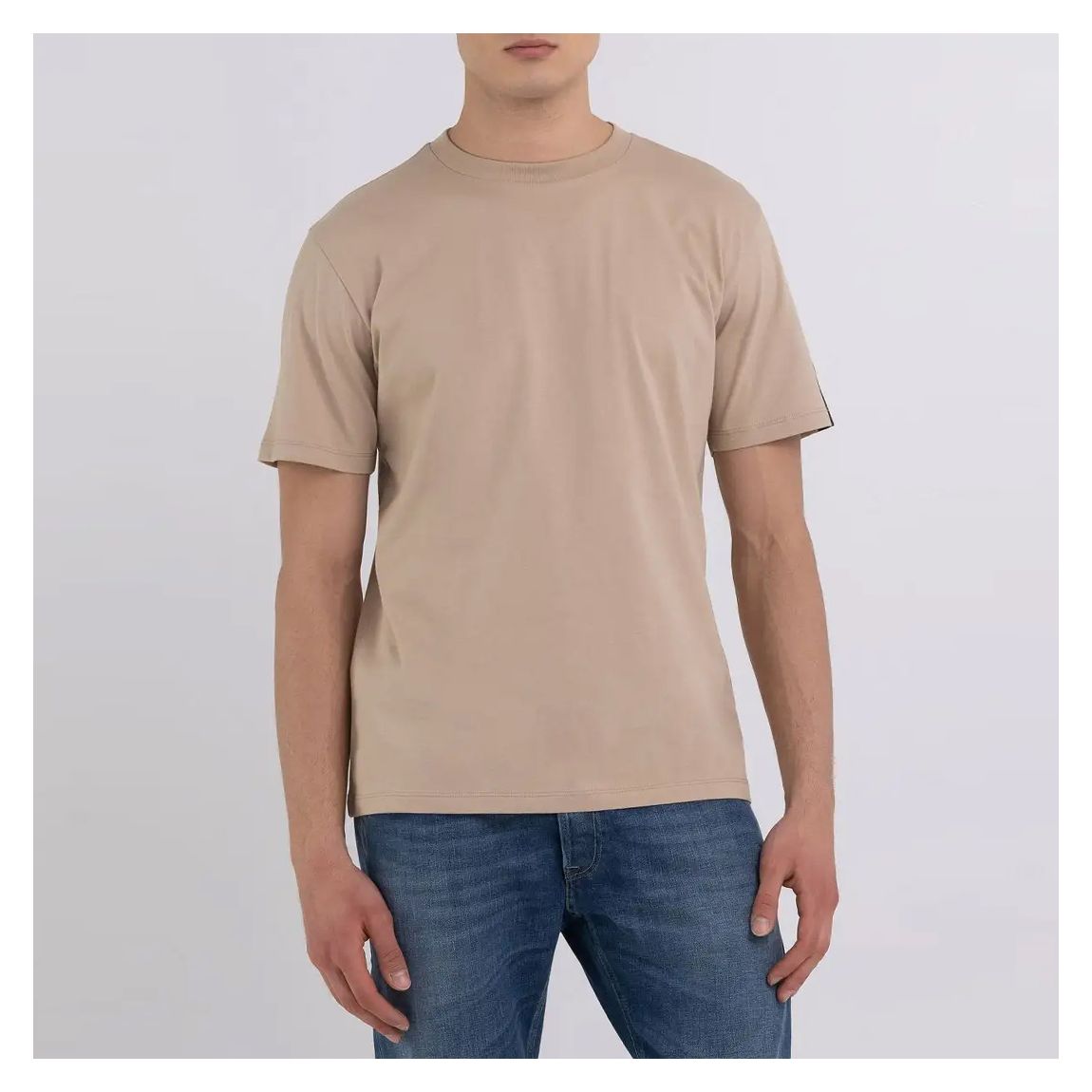 Taupe Cotton T-Shirt main product photo