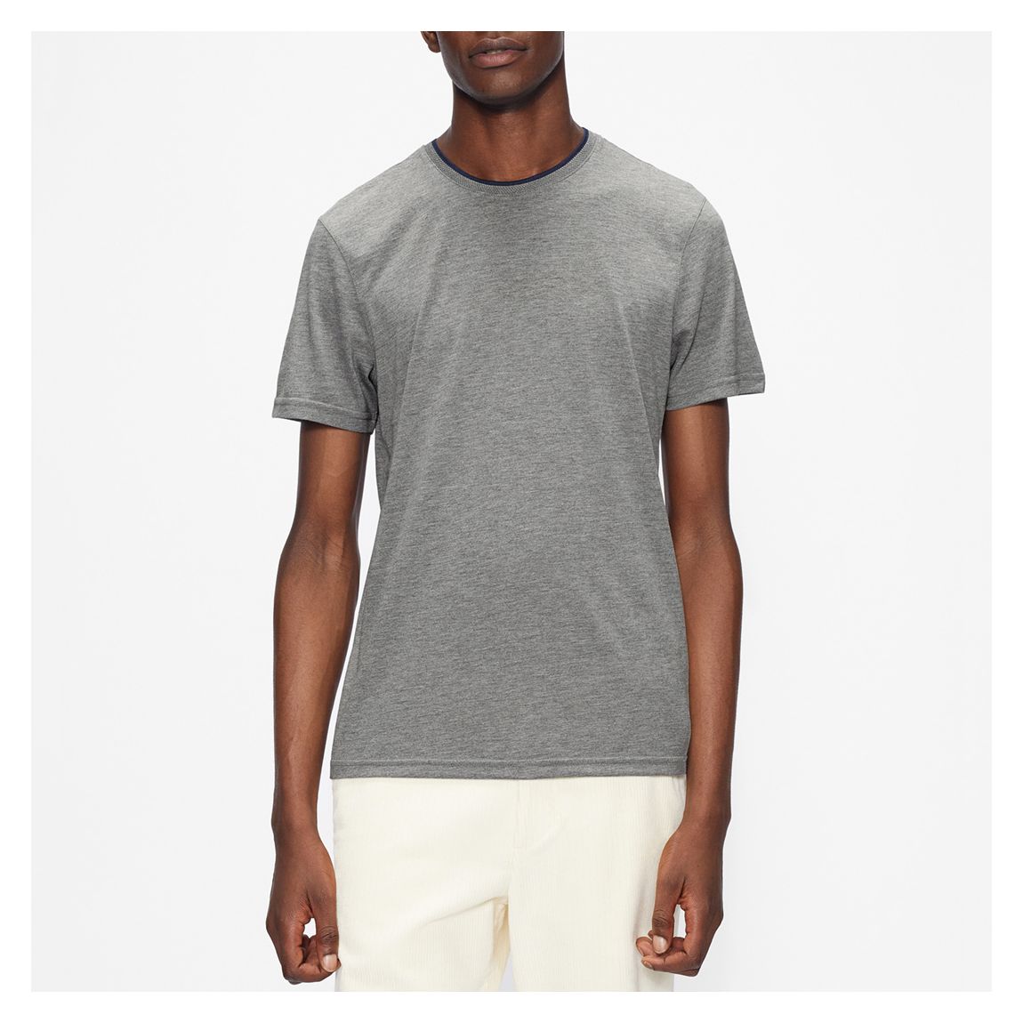 Grey Helpa Cotton Blend T-Shirt main product photo