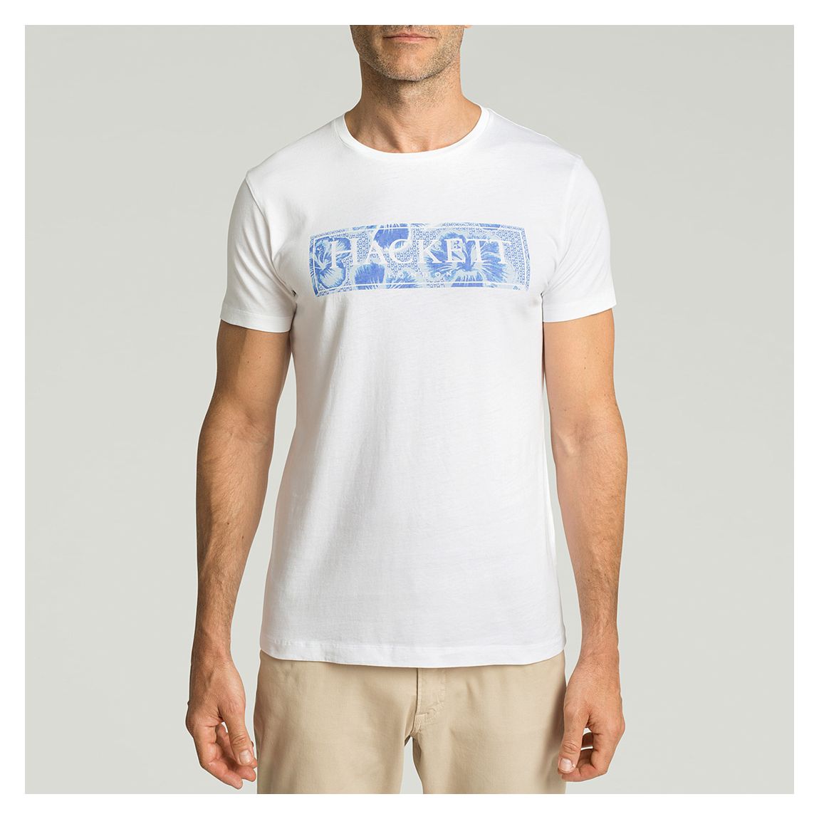 White Box Logo Cotton T-Shirt main product photo