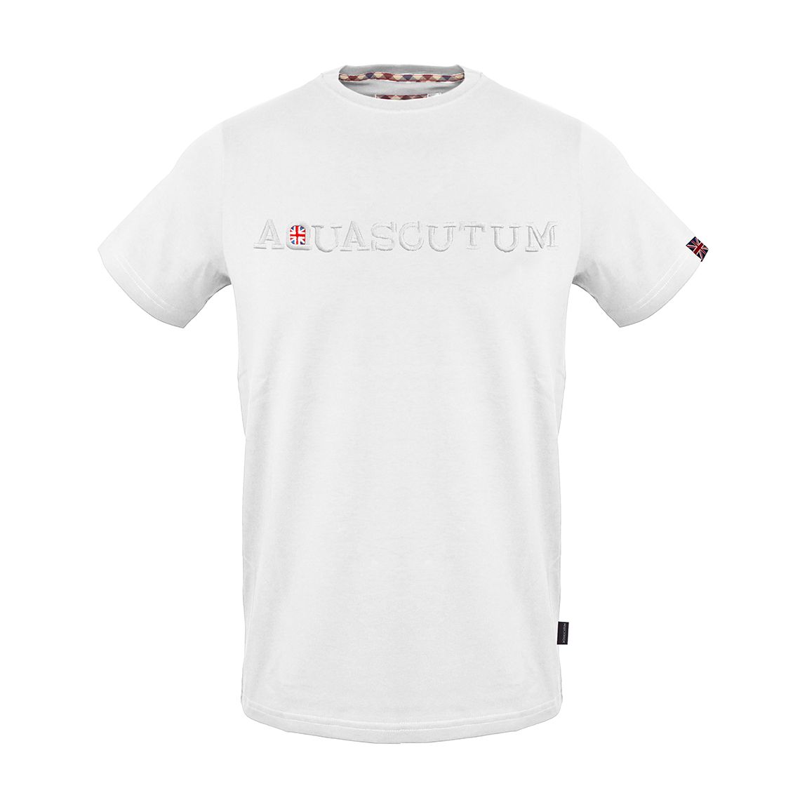White Crest Logo Cotton T-Shirt main product photo
