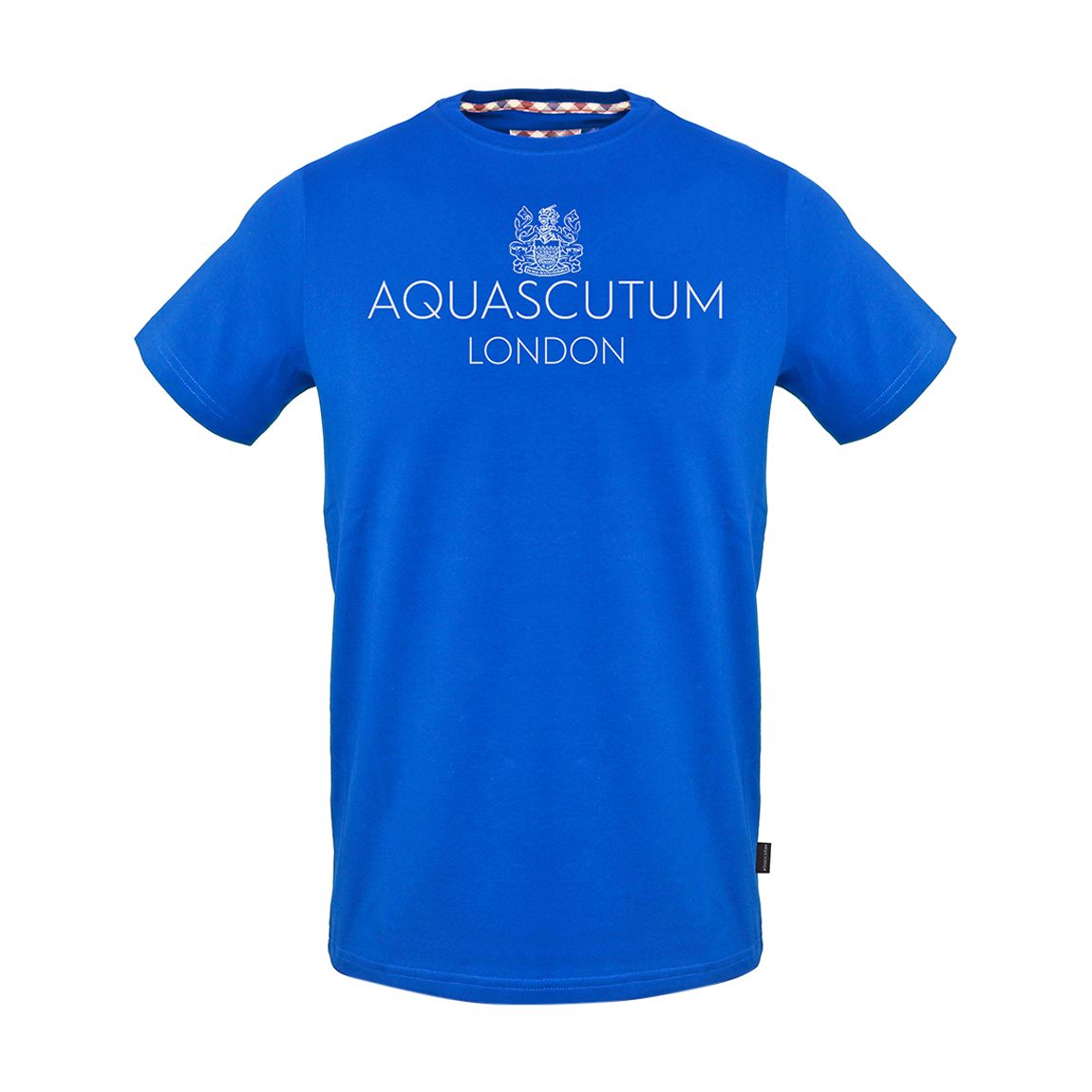 Royal Blue Basic Logo Stretch Cotton T-Shirt main product photo