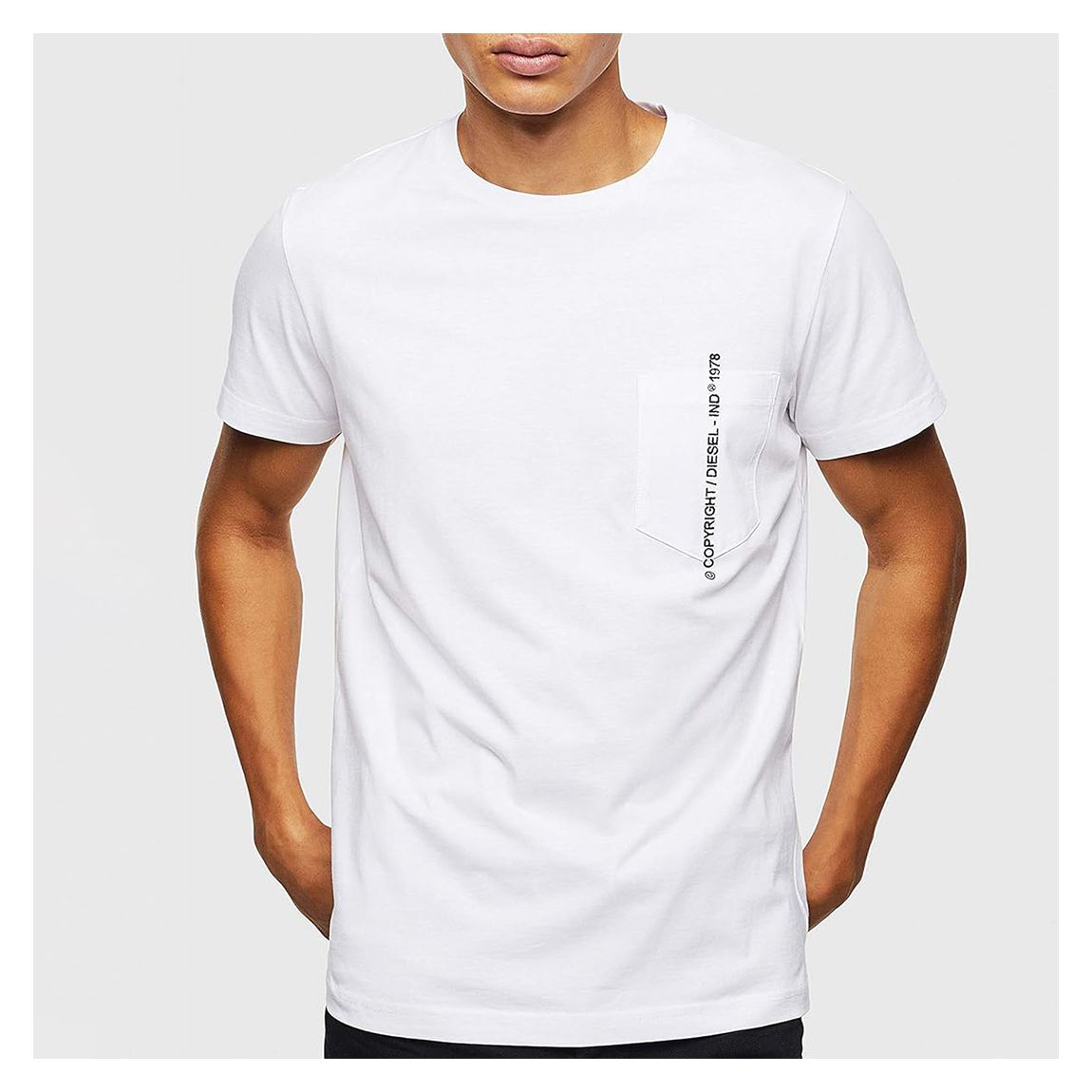 White Rubin Chest Pocket T-Shirt main product photo