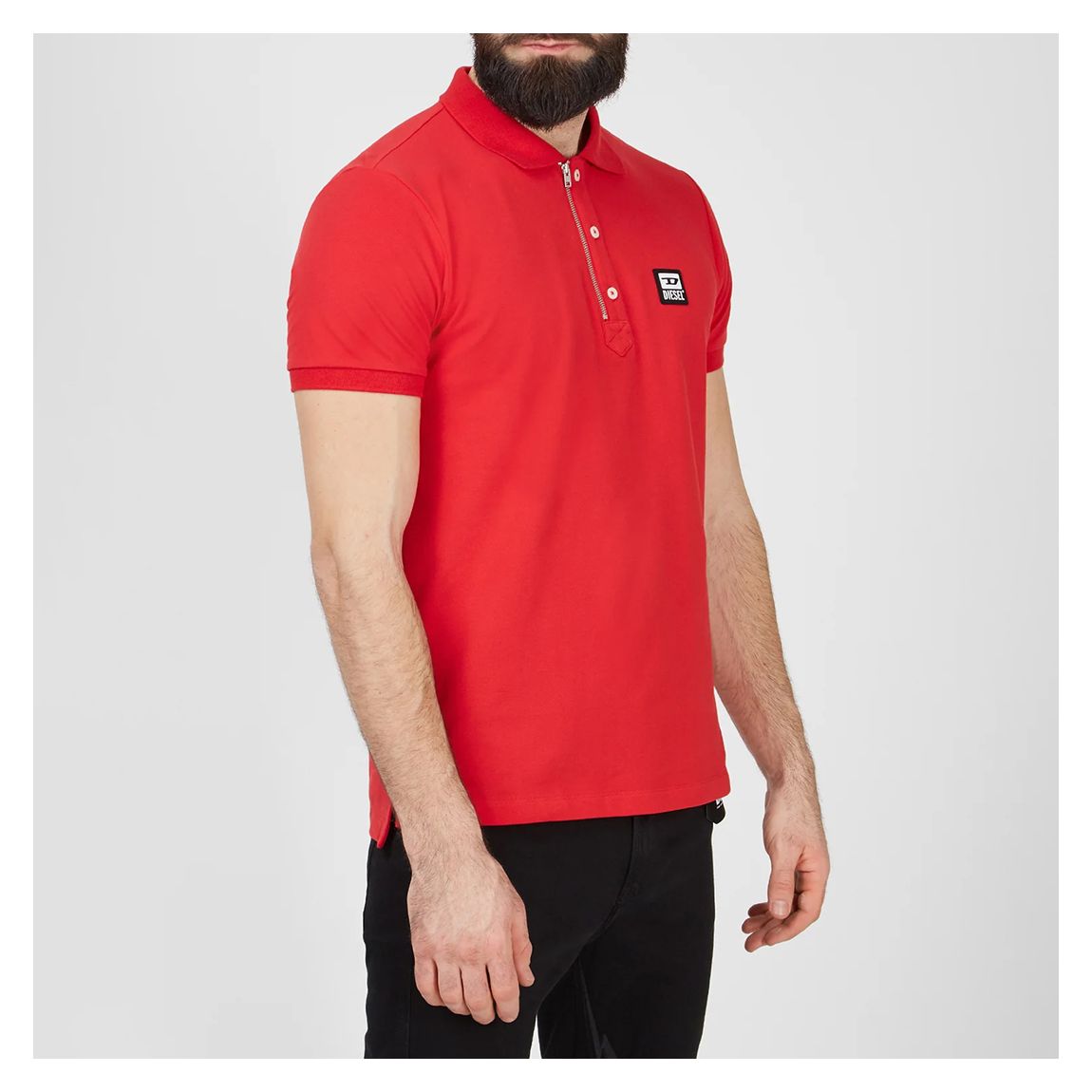 Red Harry Patch Logo Polo Shirt main product photo