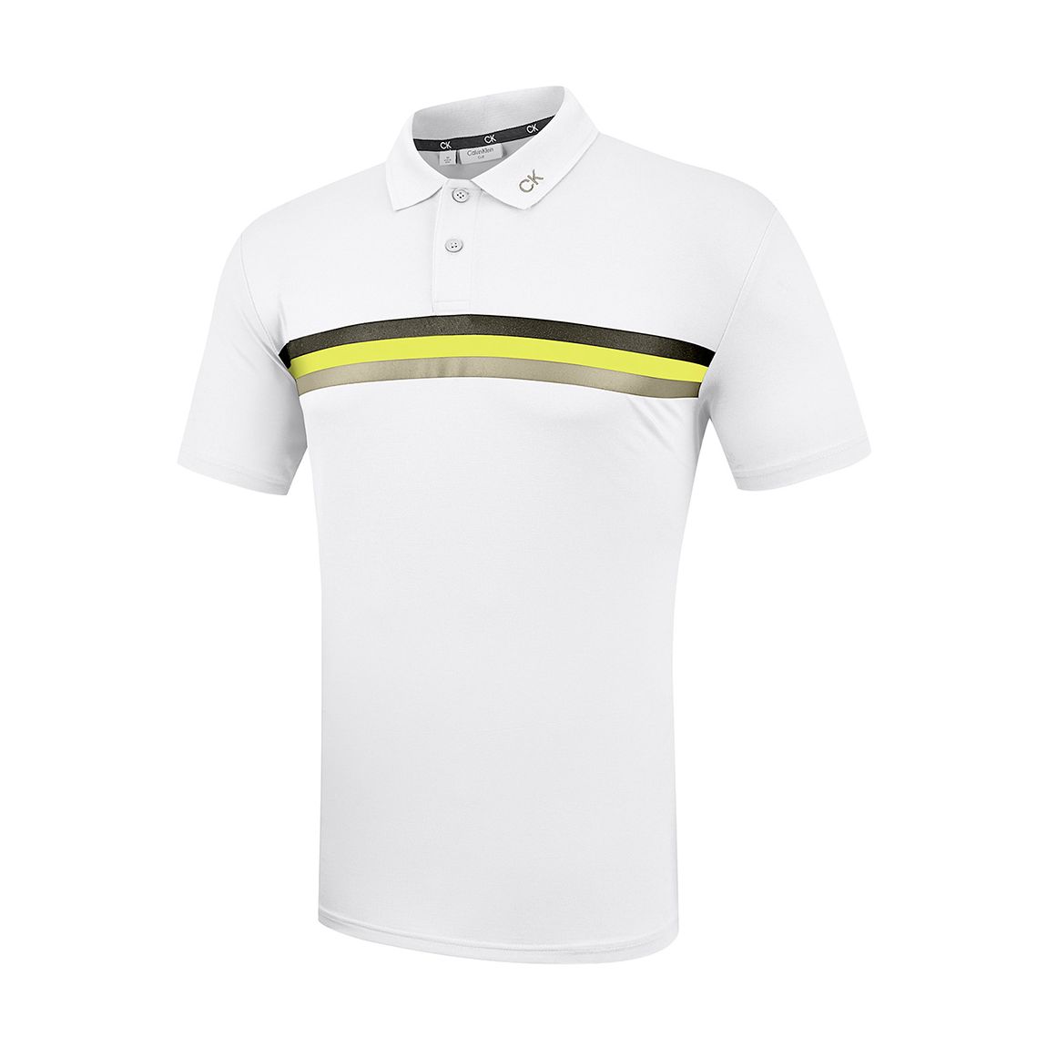 White Calvin Klein Golf Polo Shirt main product photo