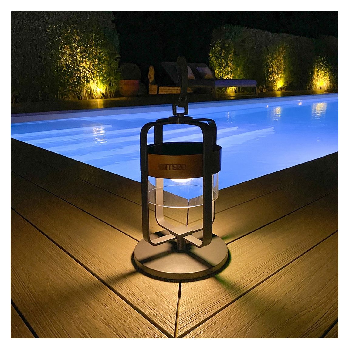 Satellite Small Solar Light with Stand, Charcoal main product photo