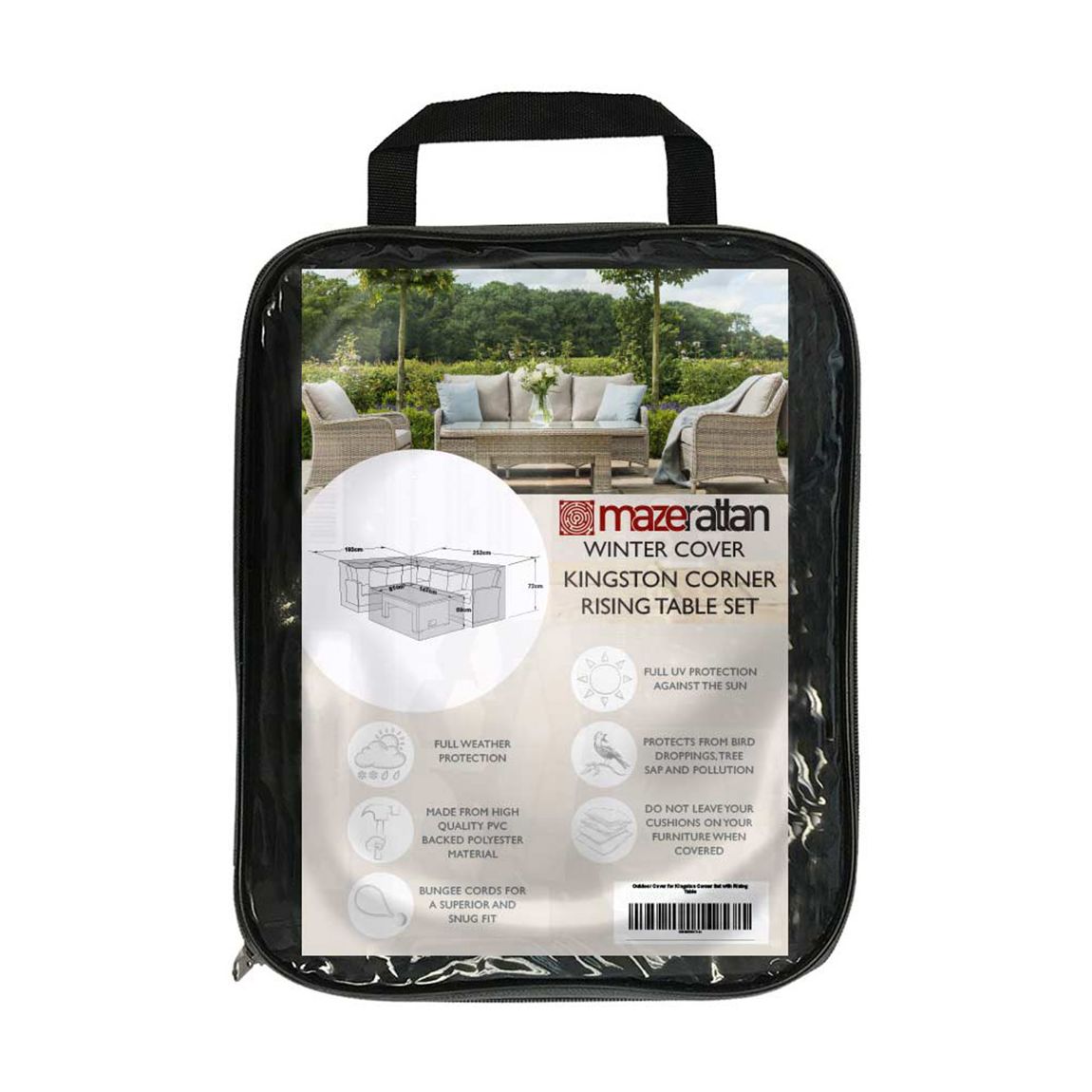 Outdoor Cover for Kingston Corner Set with Rising Table main product photo