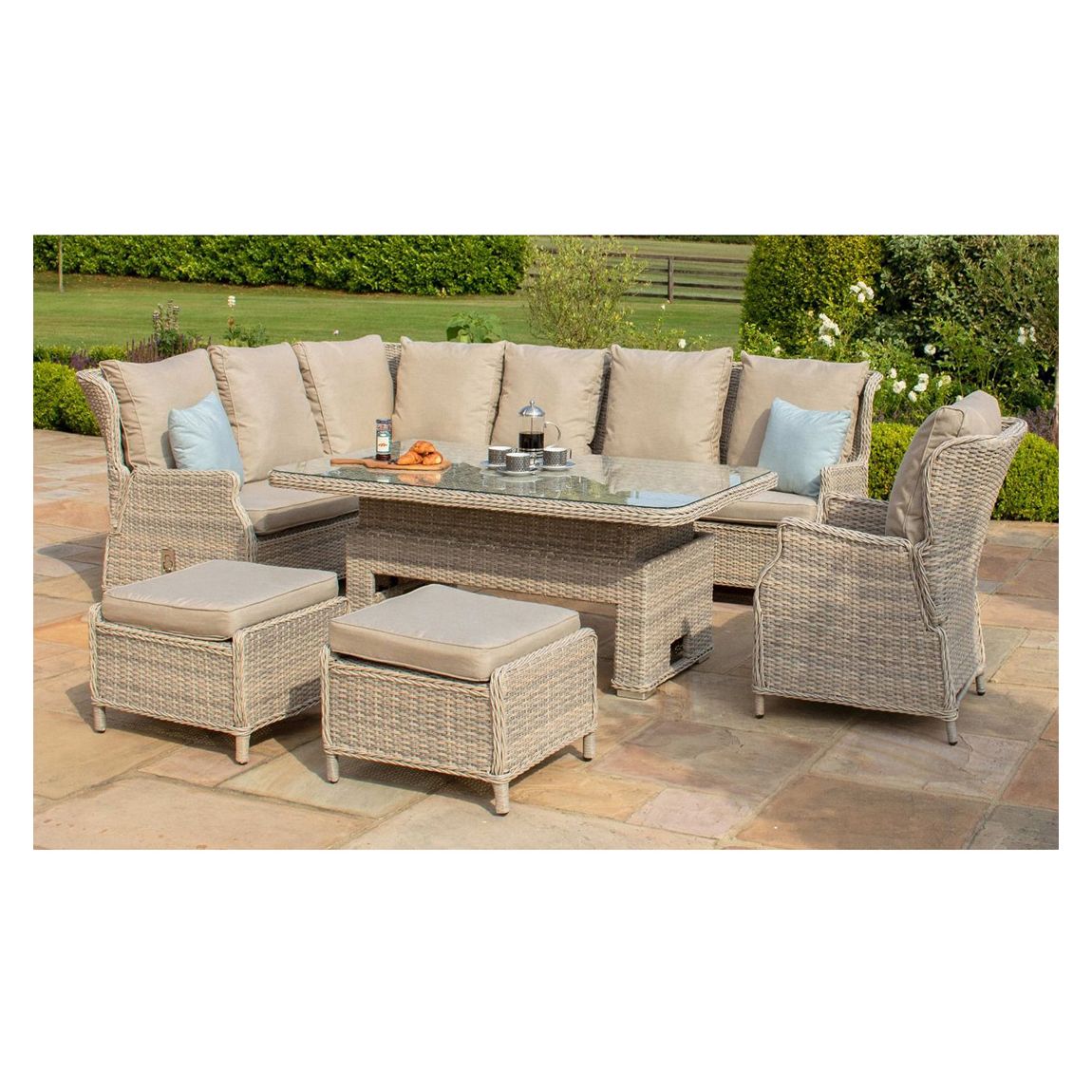 Cotswold Reclining Corner Dining with Rising Table & Chair main product photo