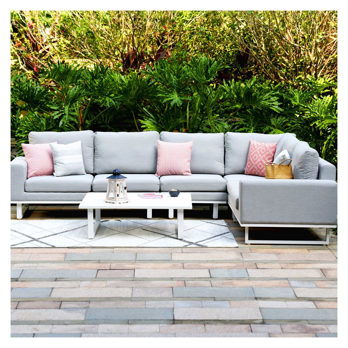 SAVE £1350 - Ethos Large Corner Sofa Group / Lead Chine main product photo