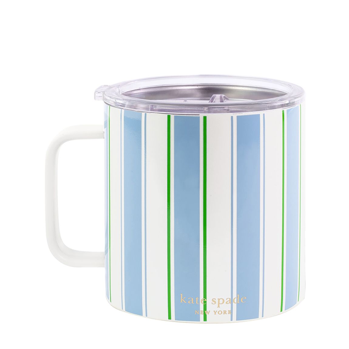 Stainless Steel Coffee Mug, Daisy Stripe main product photo