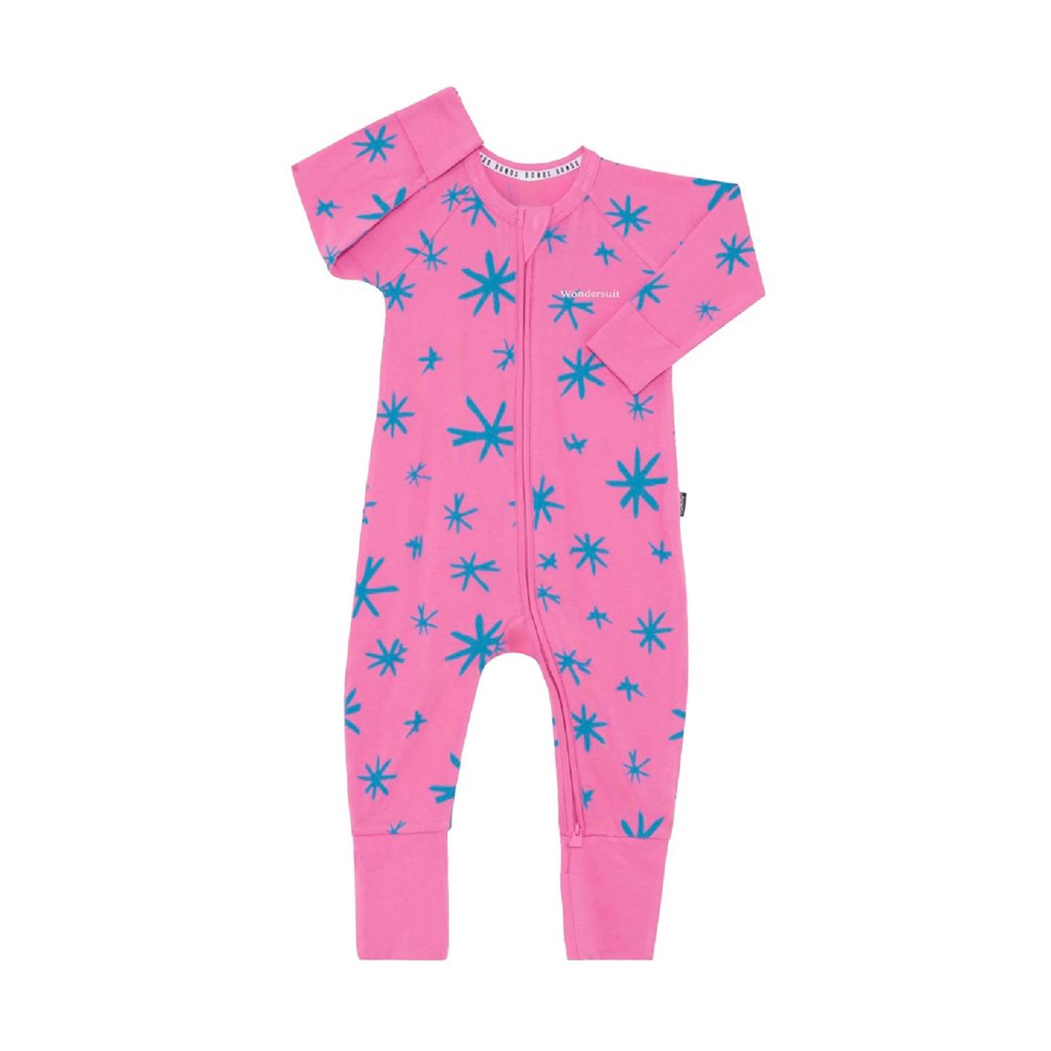 Pink Printed Zip Wondersuit main product photo
