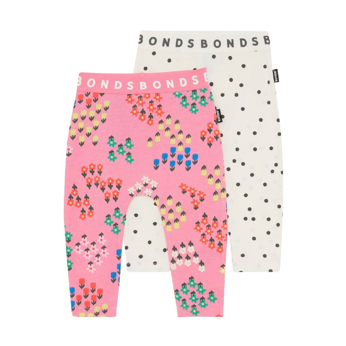 Pink/White Roomies 2Pk Legging main product photo