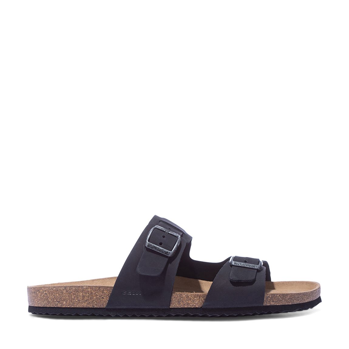 Black Nubuck Ghita Sandals main product photo