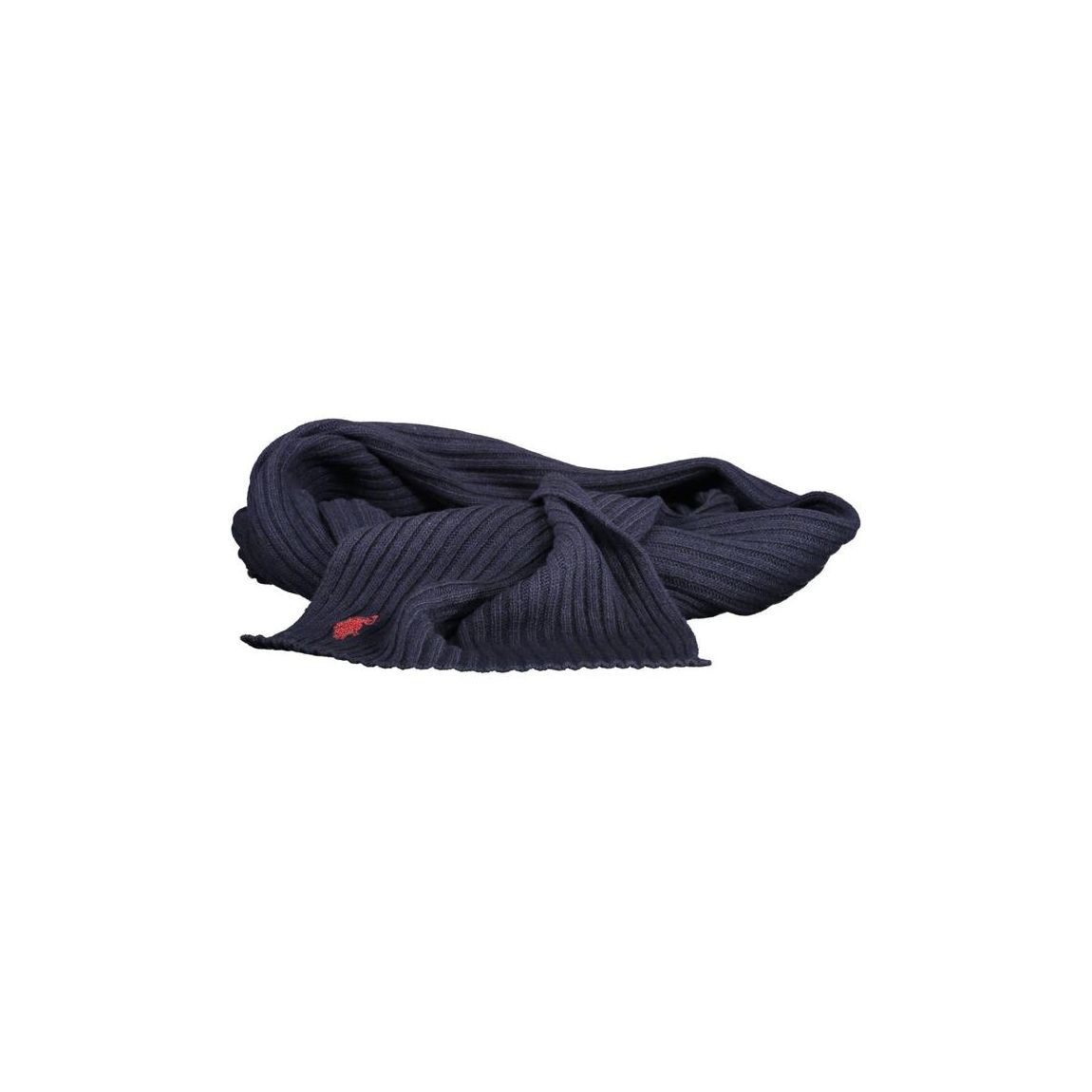 Ribbed Knit Scarf Classic Style - Blue Scarves main product photo
