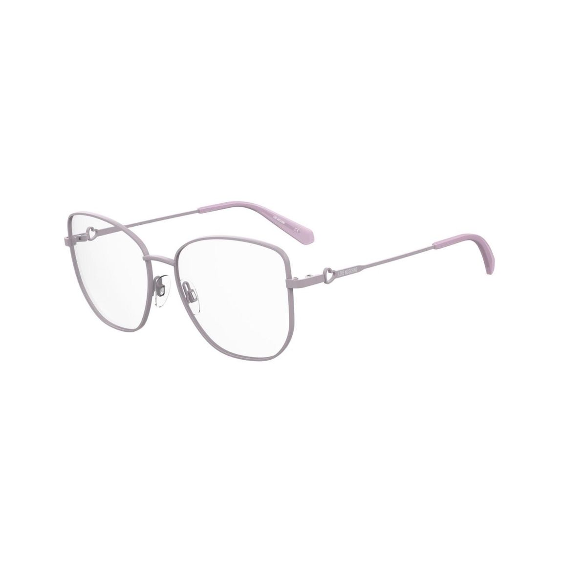 Heart Metal Frame Eyeglasses MOL6017 Wo - Purple main product photo