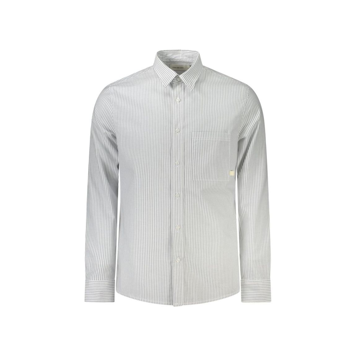 Striped Oxford Shirt - White main product photo