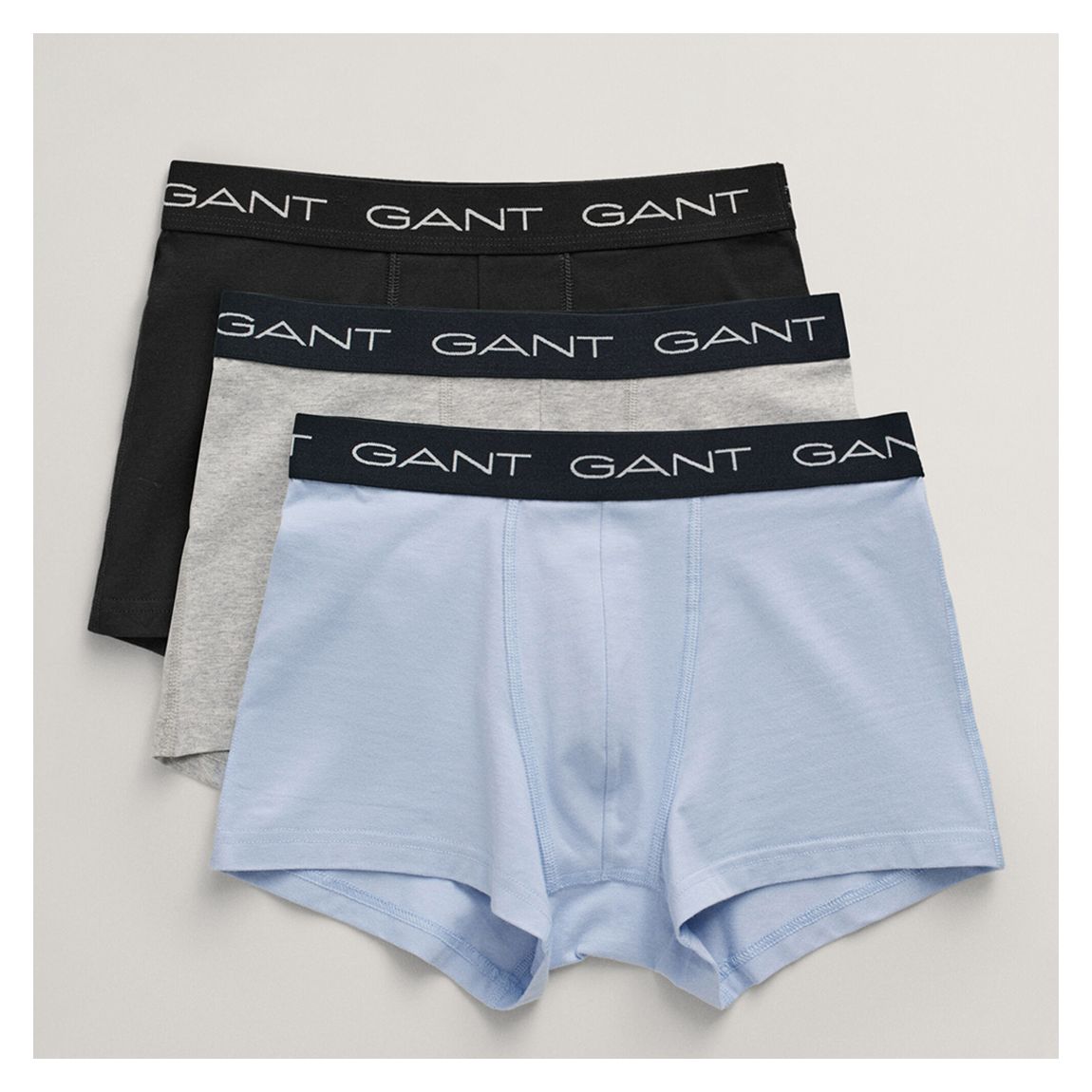 Black/Grey/Blue 3-Pack Boxers main product photo