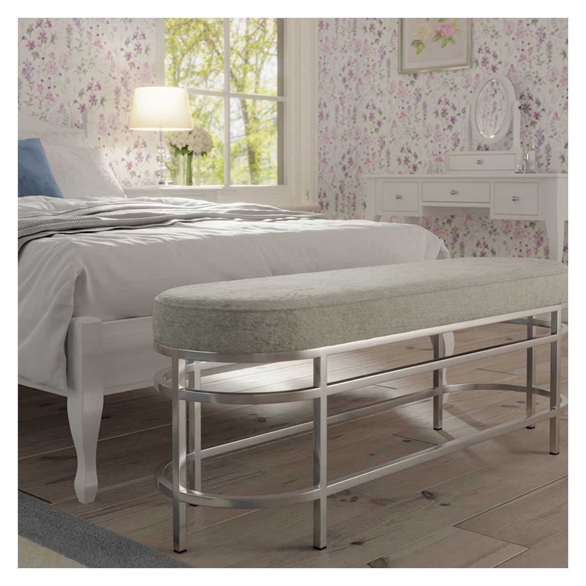 Pendine Nickel Bench main product photo