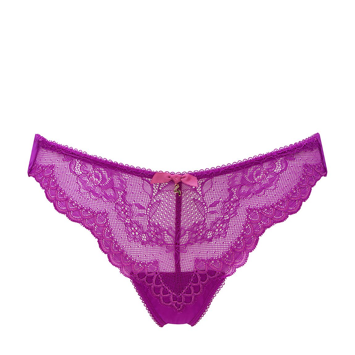 Purple Superboost Lace Thong main product photo