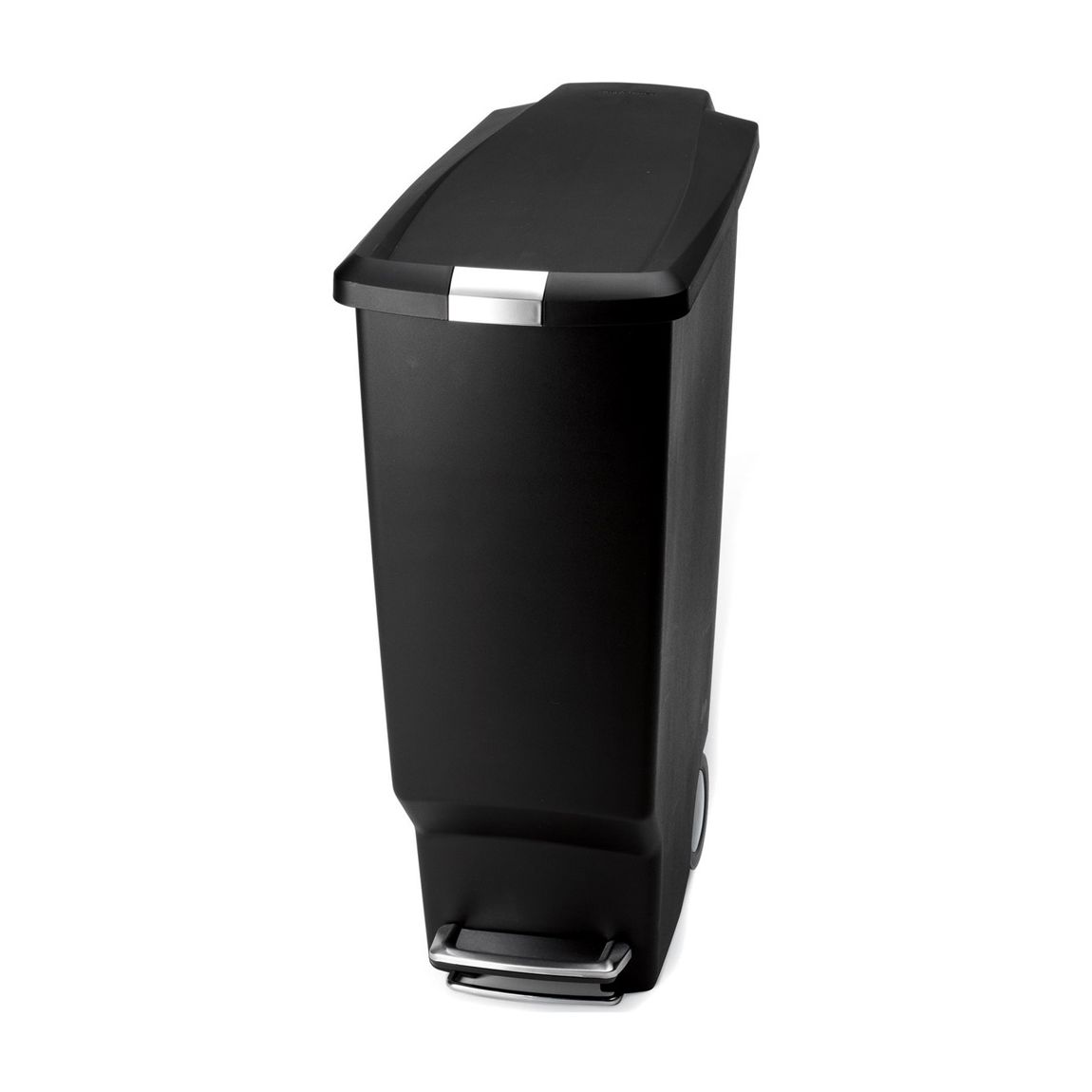 40L Slim Bin, Black Plastic main product photo