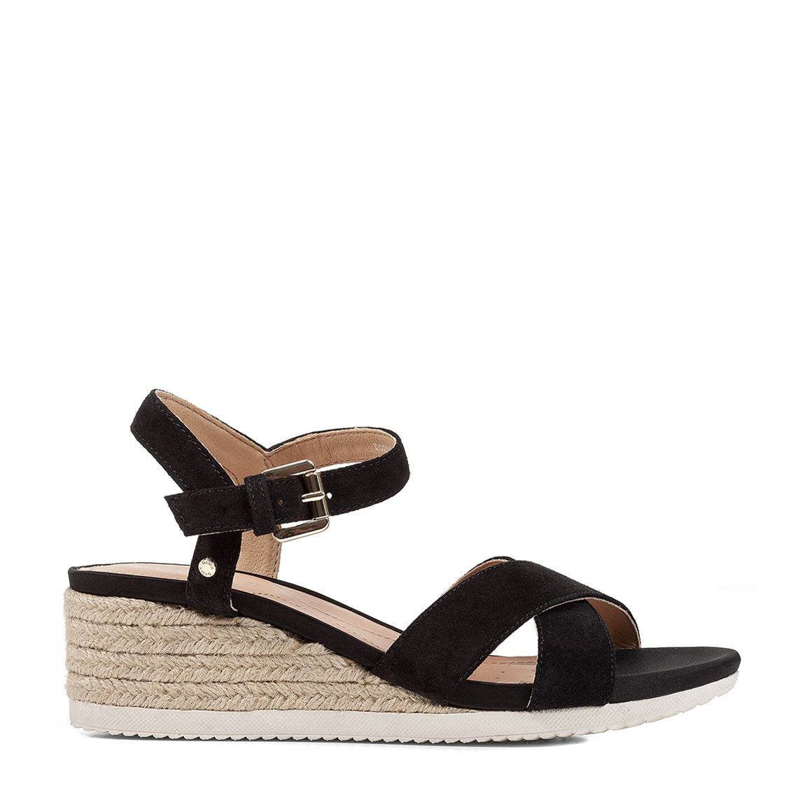 Black Ischia Corda Wedge main product photo