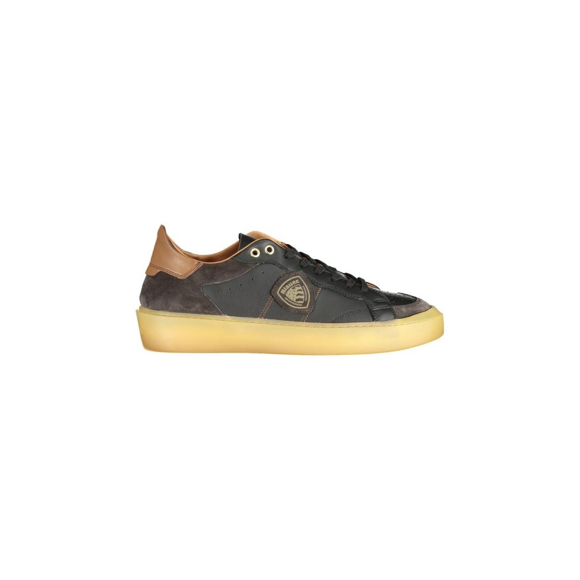 USA Leather Low Top Sneakers - Black main product photo