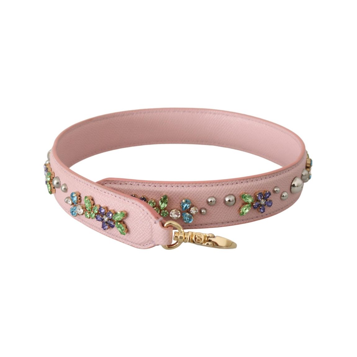 Dolce Gabbana Bag Strap Pink Floral Rhinestone Wo Miscellaneous main product photo