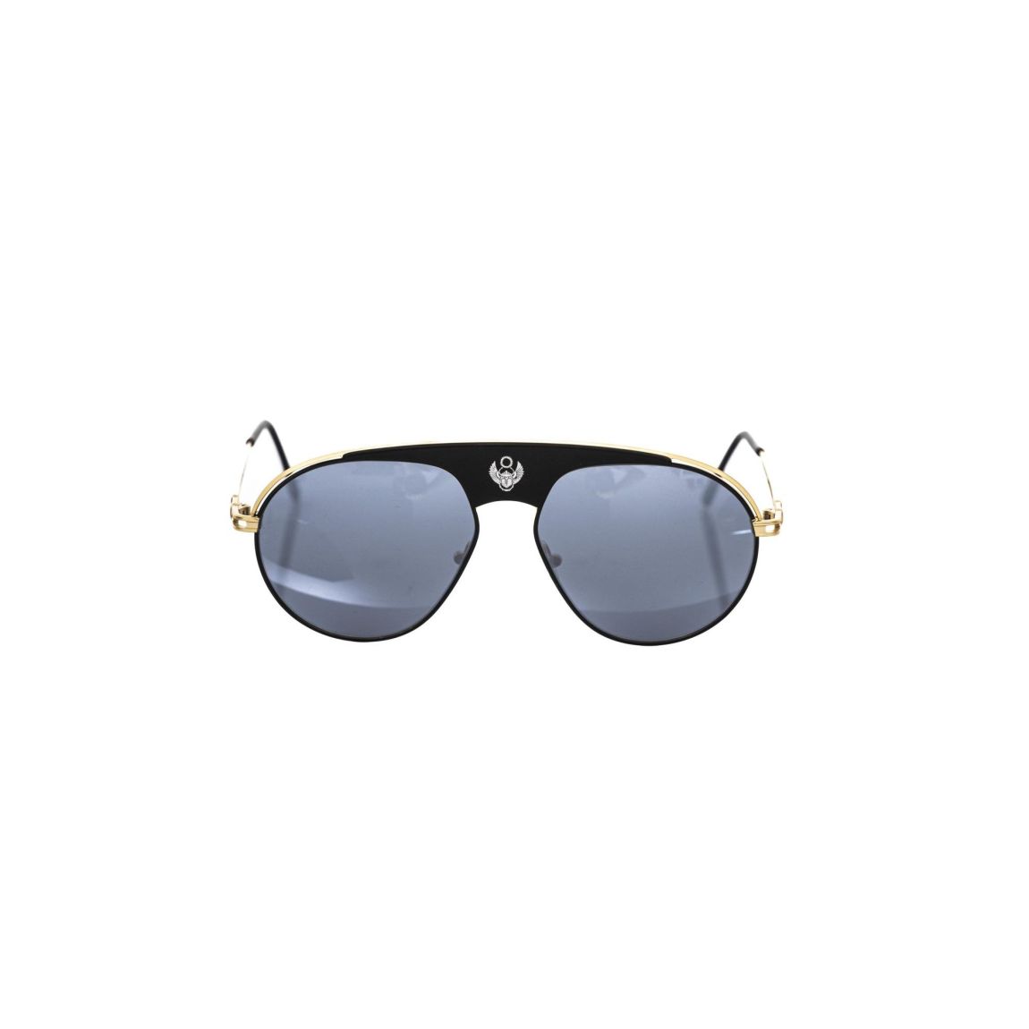 Aviator Sunglasses Scarab Detail - Black main product photo