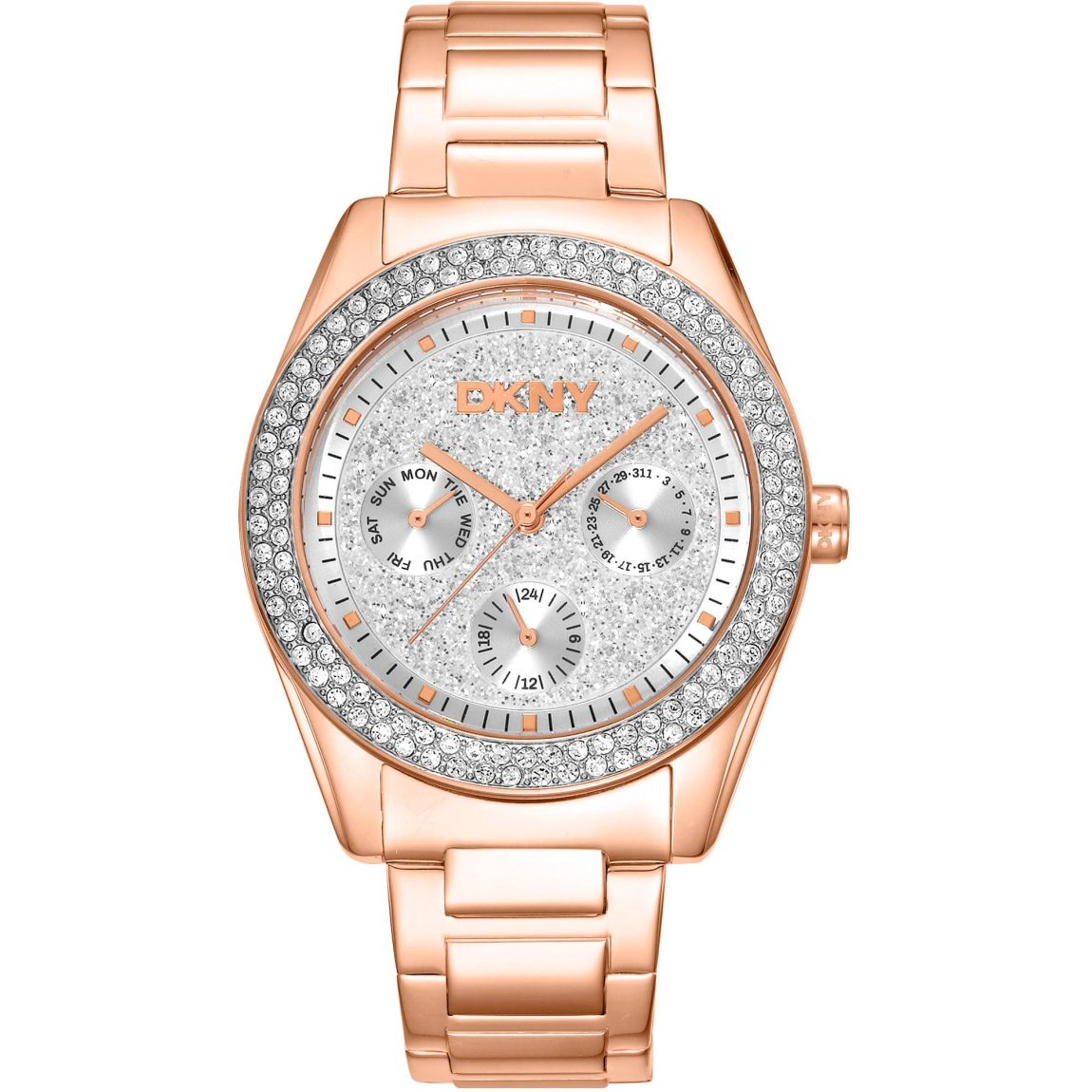 NY8554 Glitter Crystal Watch Wo - Yellow Watches main product photo