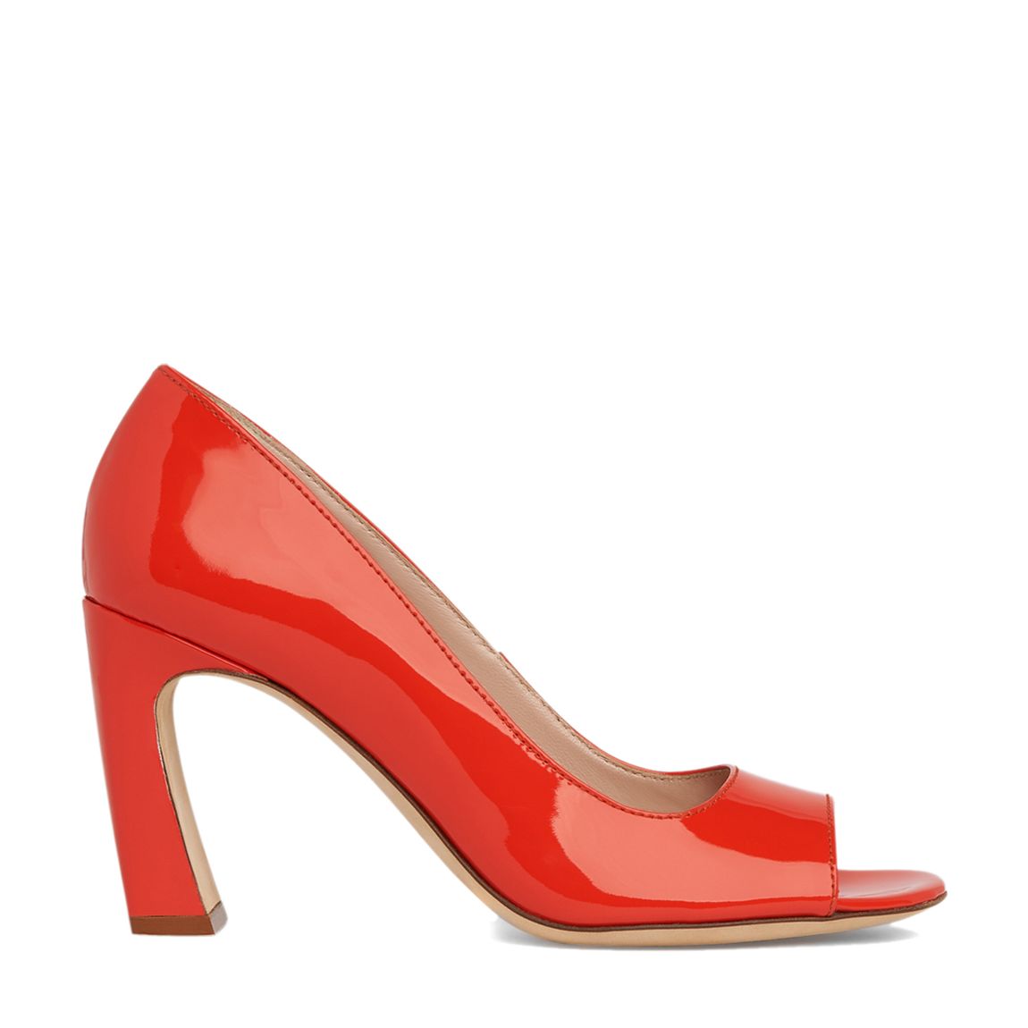Orange Patent Leather Harper Courts main product photo