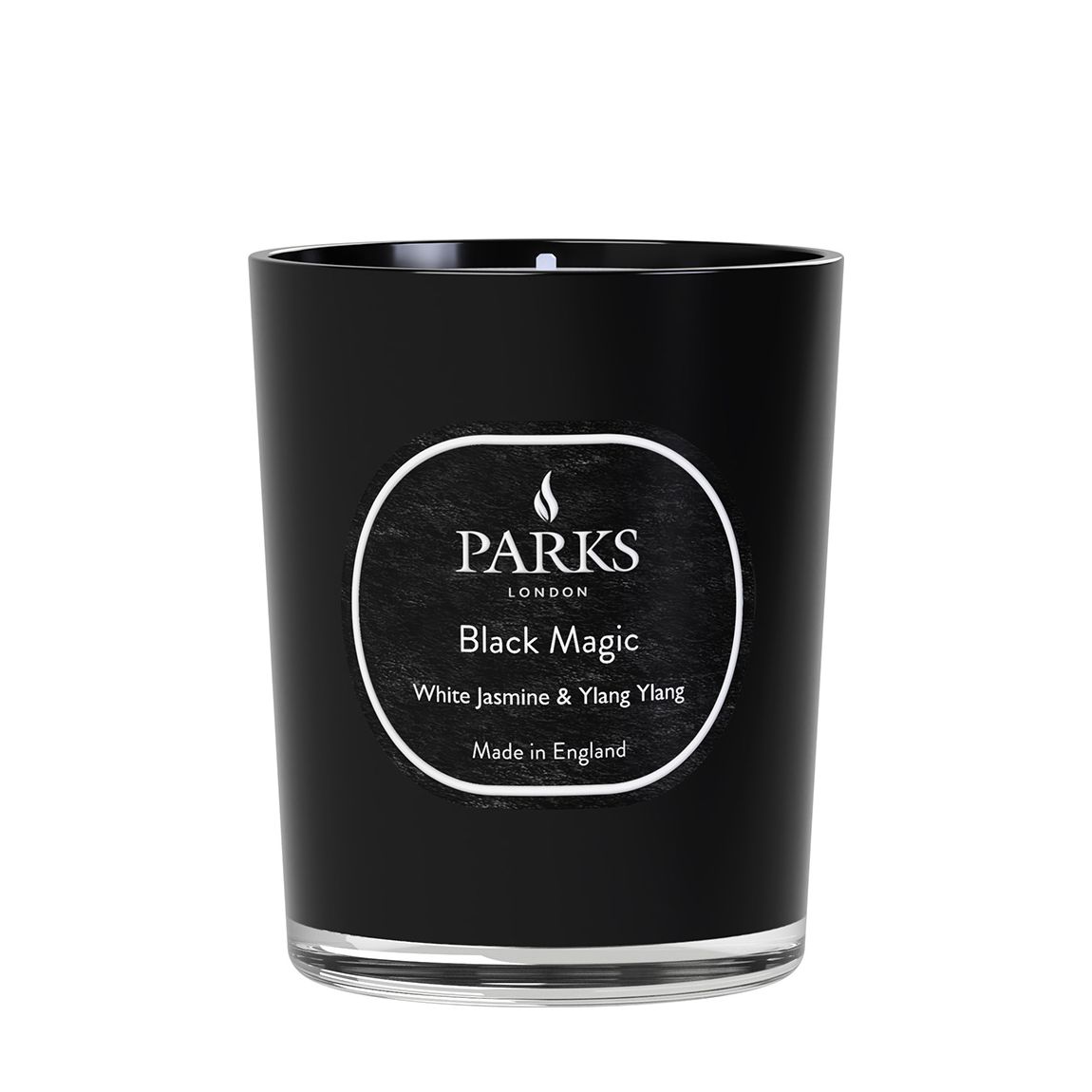 White Jasmine & Ylang Ylang 1 Wick Candle 180g - Black Magic main product photo