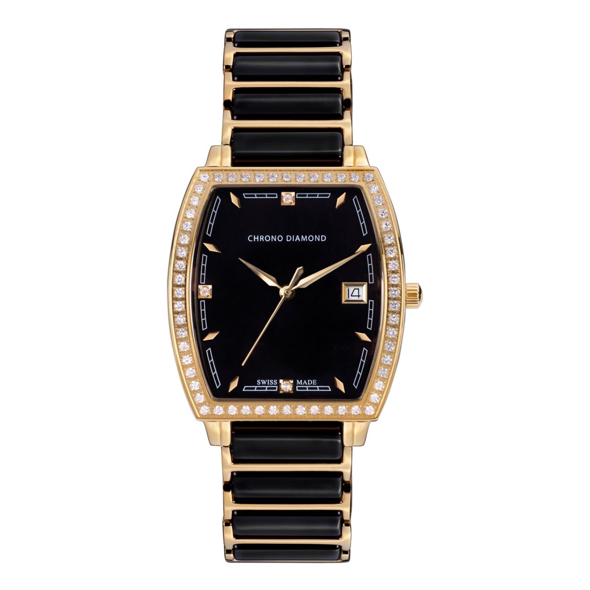 Women's Swiss Black Damenuhr Leandra Watch main product photo