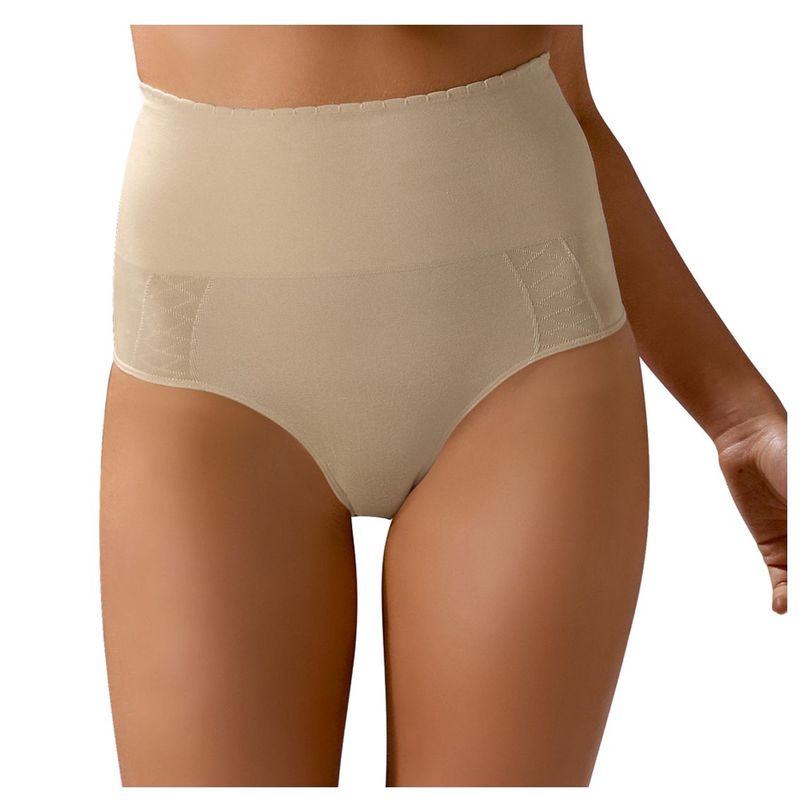 Natural Slip Gold High Waisted Briefs main product photo