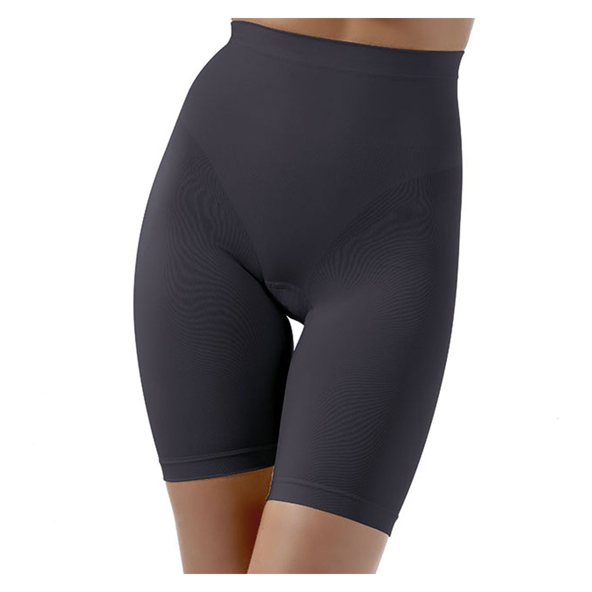 Black High Waisted Thigh Shaping Shorts main product photo