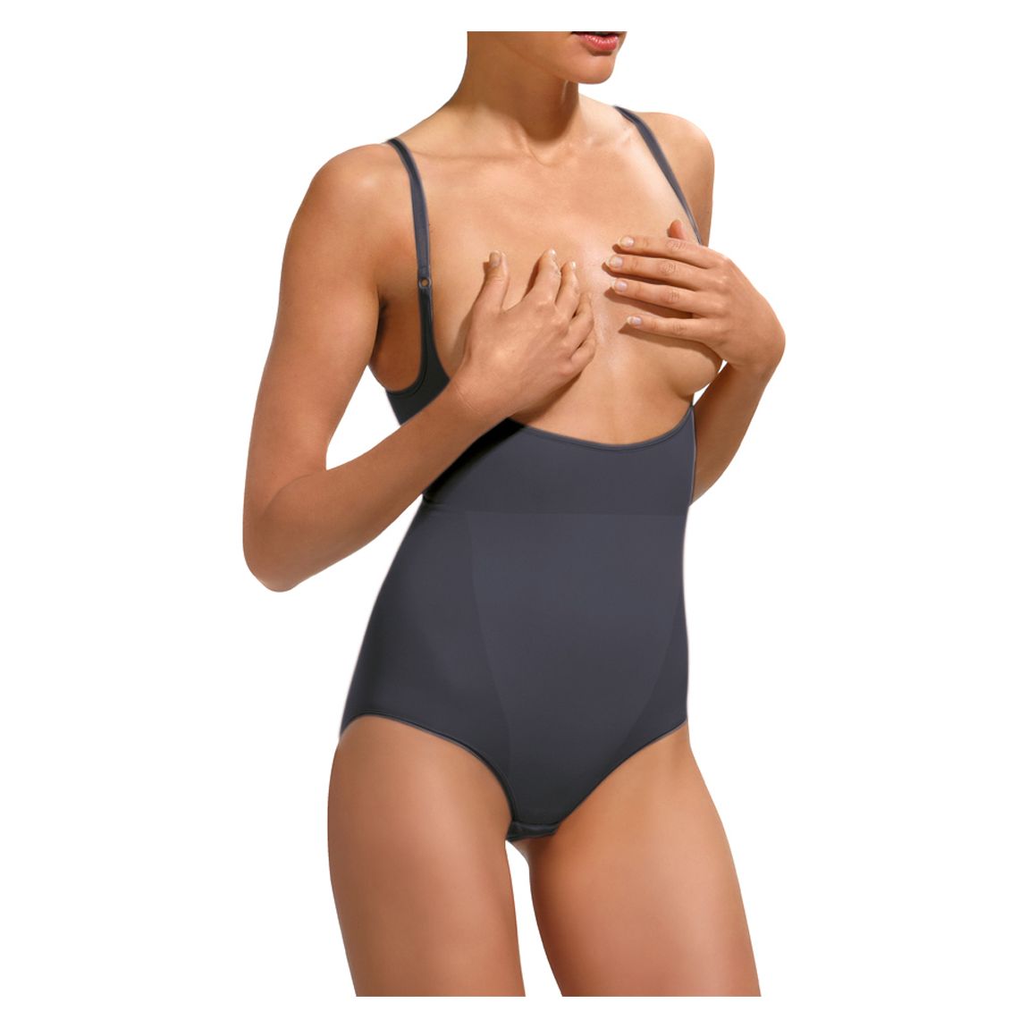 Black Plus Open Bust Body main product photo