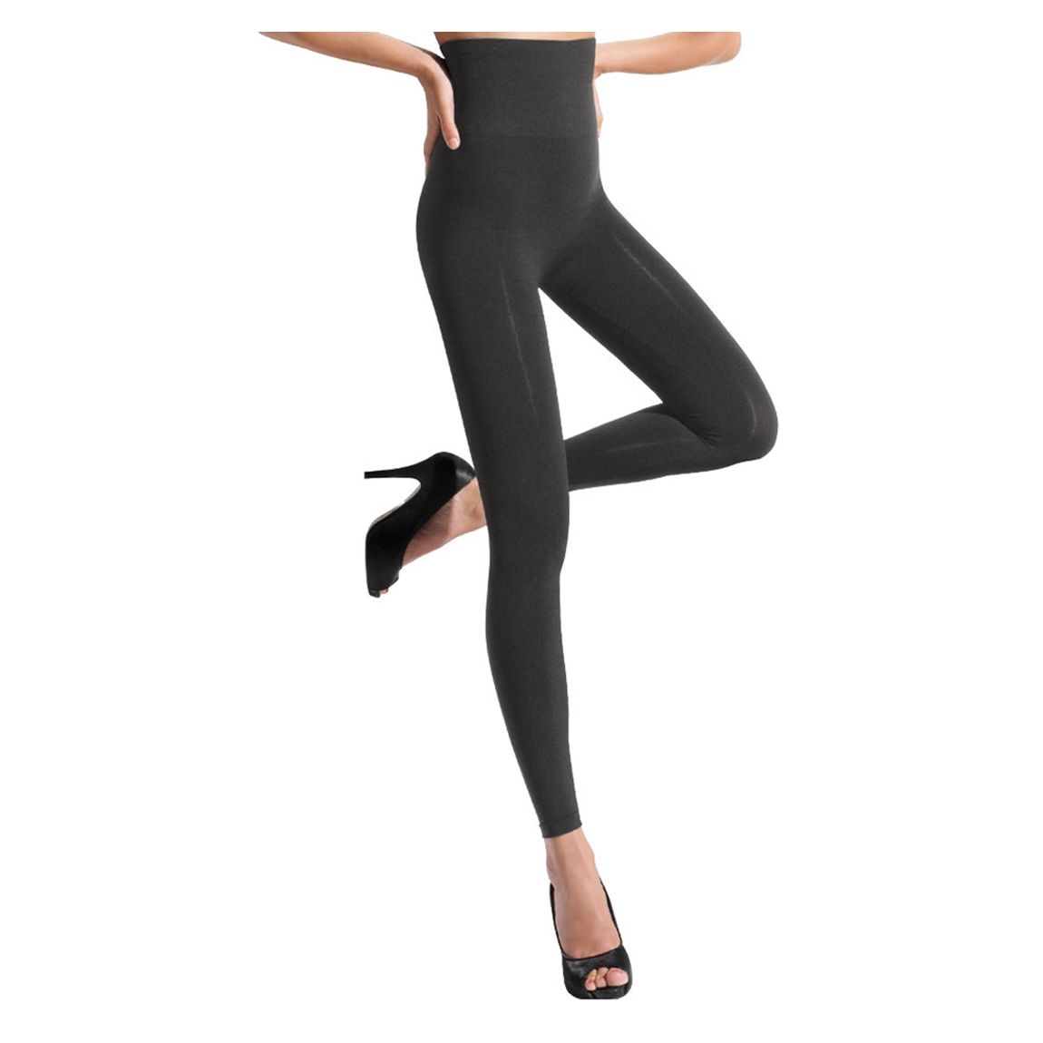 Black High Waisted Shaping Leggings main product photo