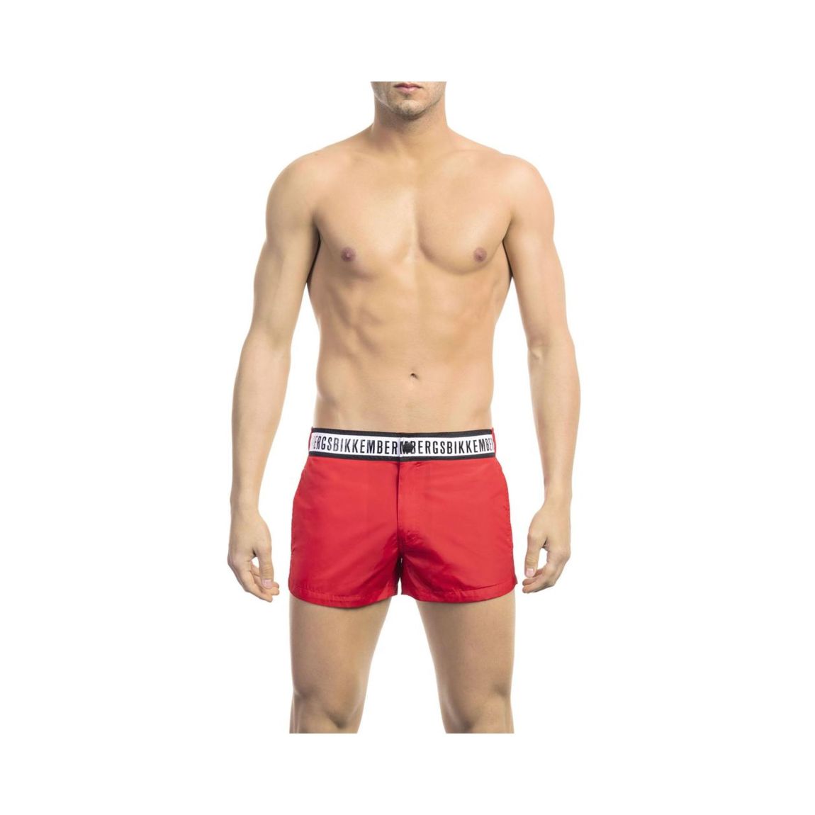 Bikkembergs Swim Trunks Quick Dry - Red Swimwear main product photo