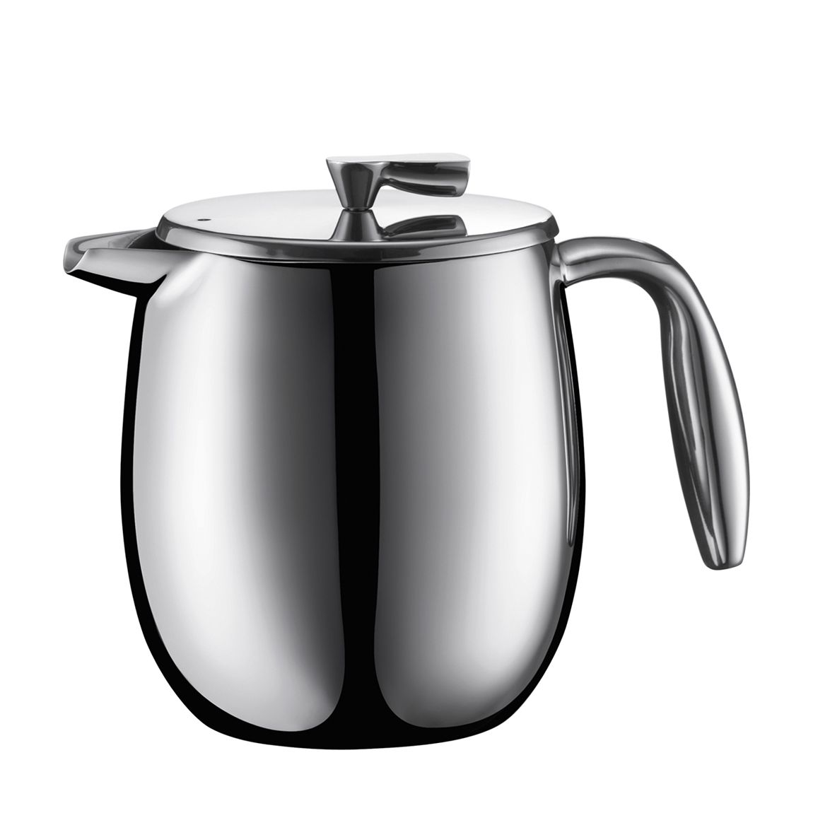 Black Double Wall French Press Coffee 4 cup, 0.5 L, 17oz main product photo