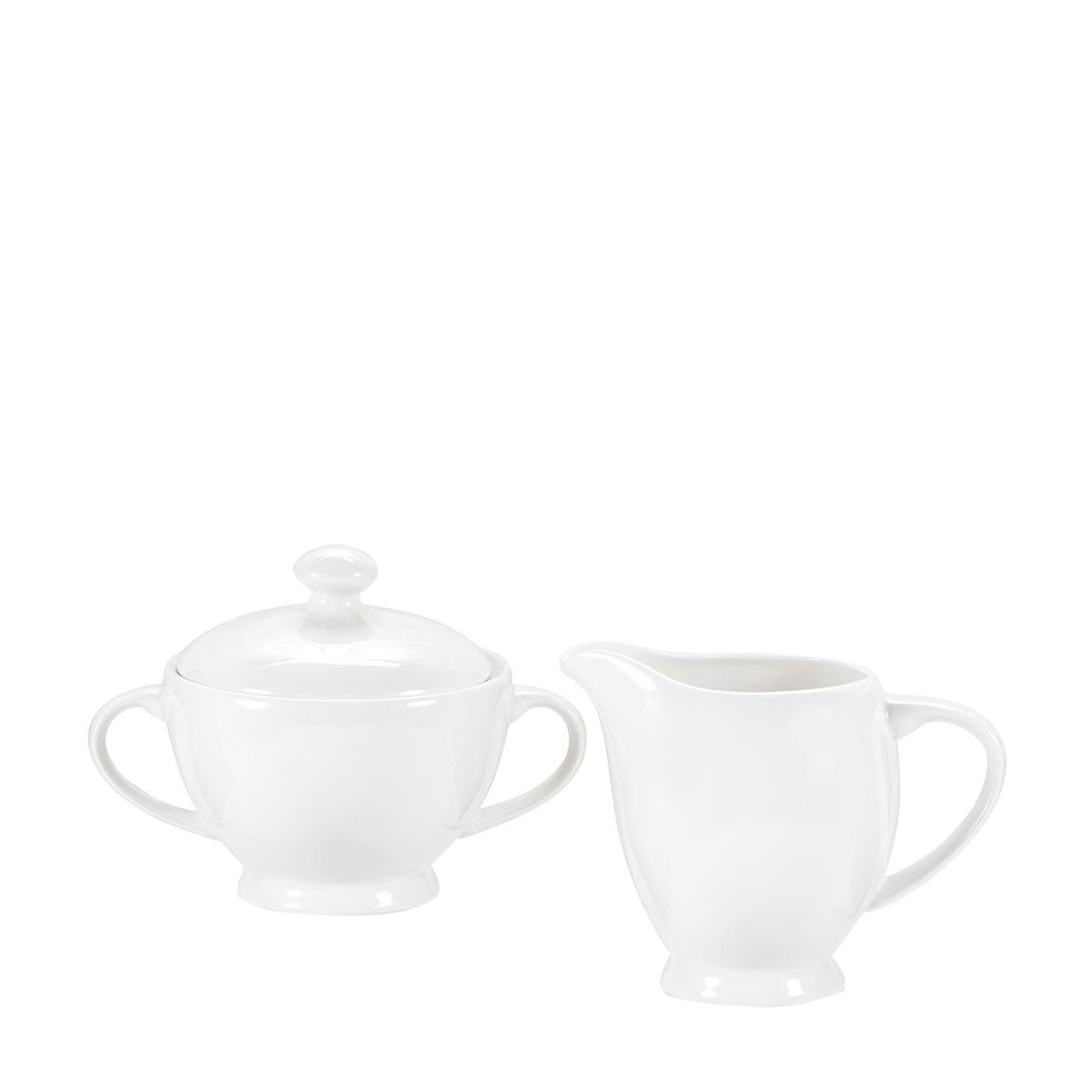 White Serendipity Fine Bone China Sugar & Creamer main product photo