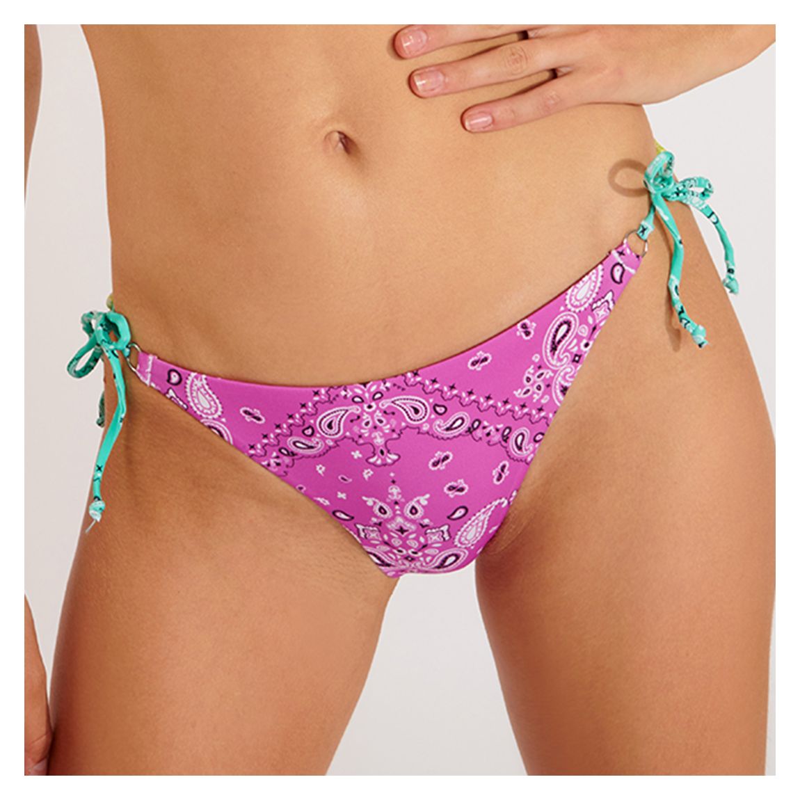 Pink Wapa Nathys Bikini Bottoms main product photo
