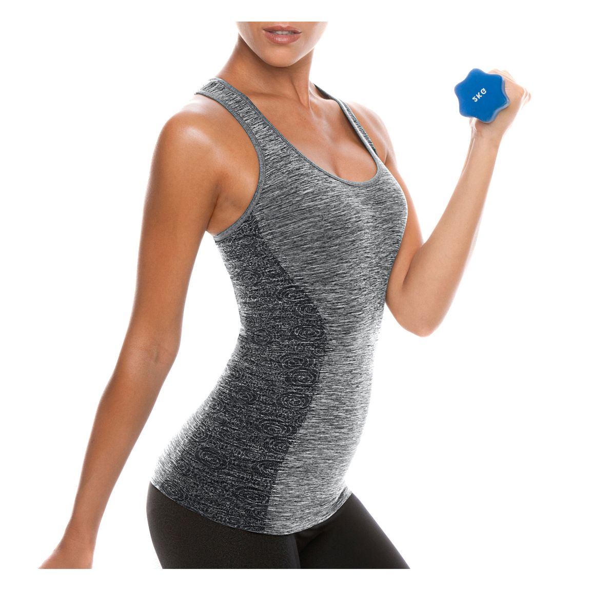 Grey Melange Sports Vest main product photo