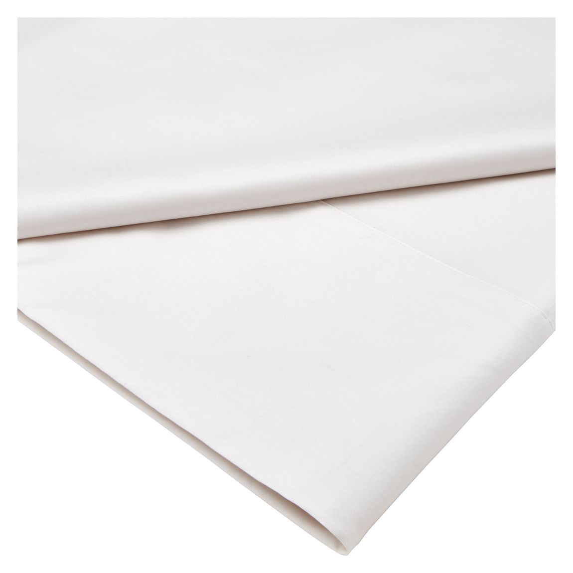 500Tc Sateen King Flat Sheet, Chalk main product photo