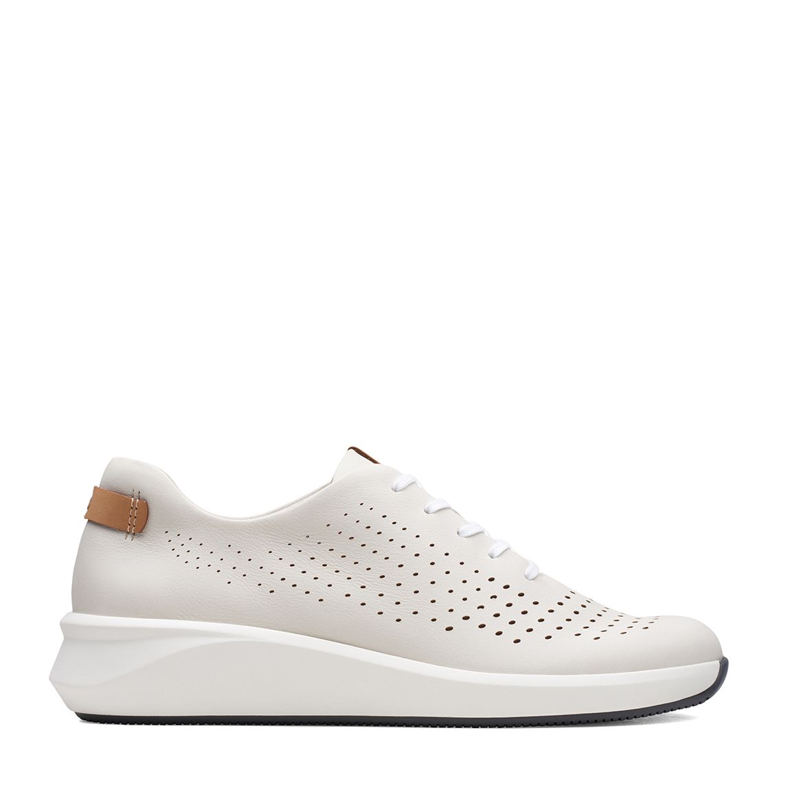 Stone Nubuck Un Rio Tie Trainers main product photo