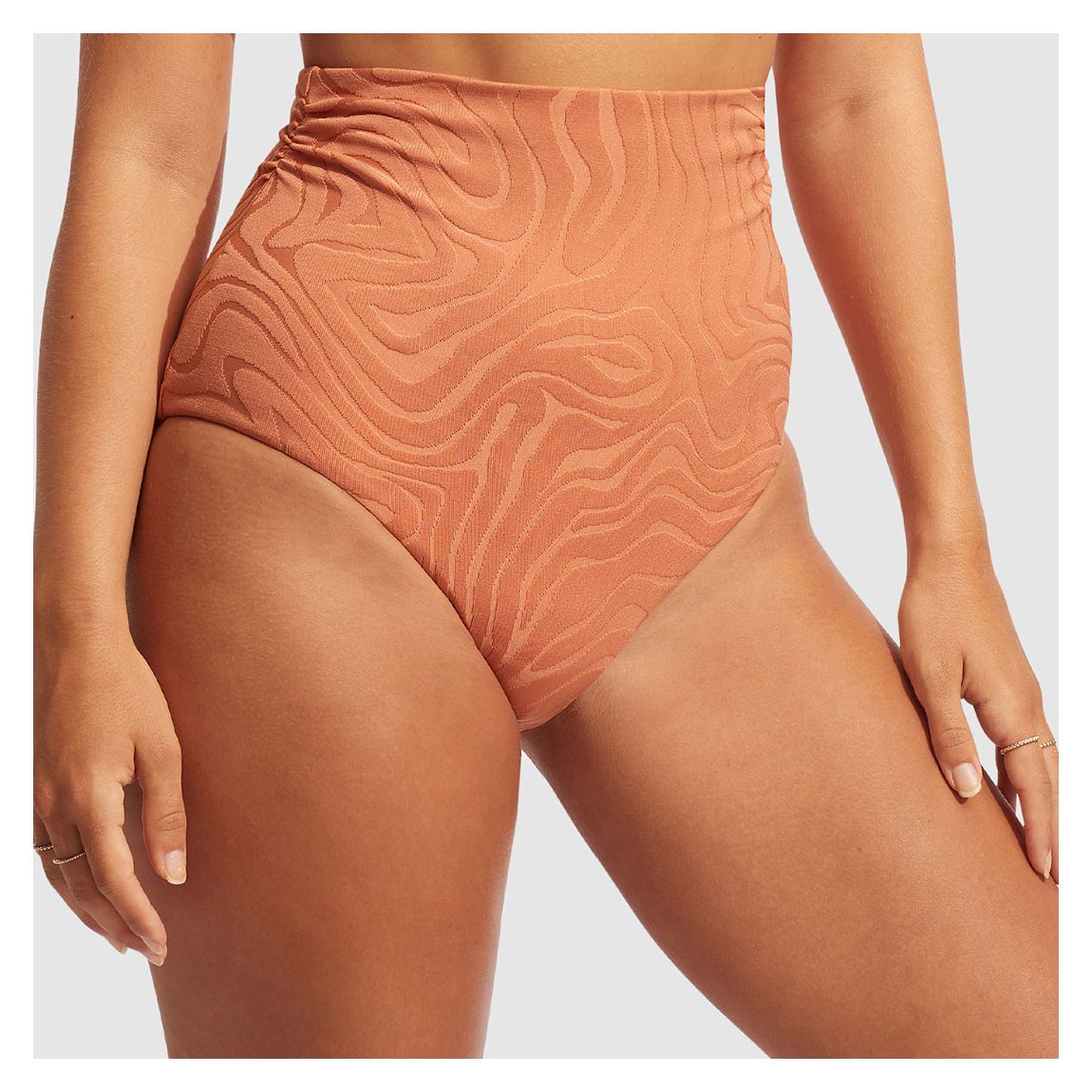 Tan Second Wave High Waist Bottom main product photo