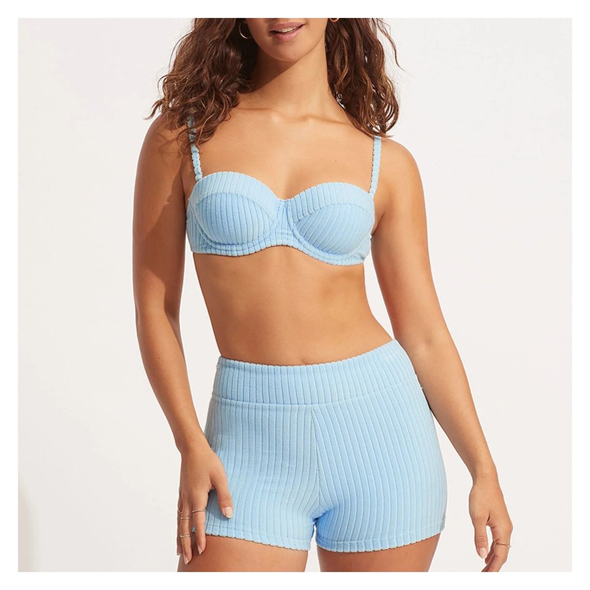 Blue Havana Bustier Bra main product photo