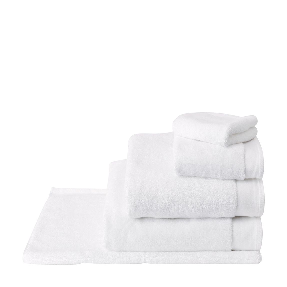 Luxury Retreat Hand Towel, White main product photo