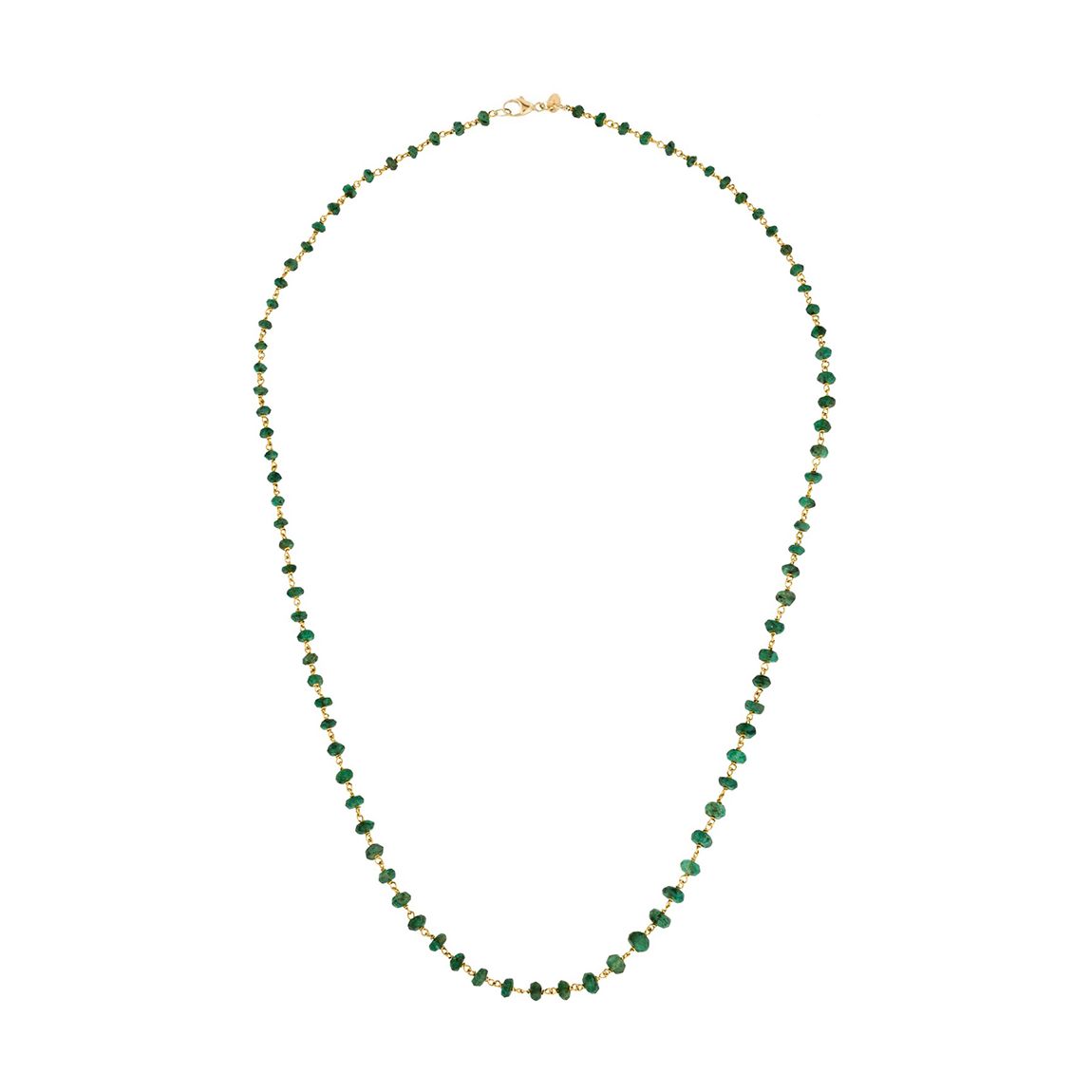Emerald Bead Necklace main product photo